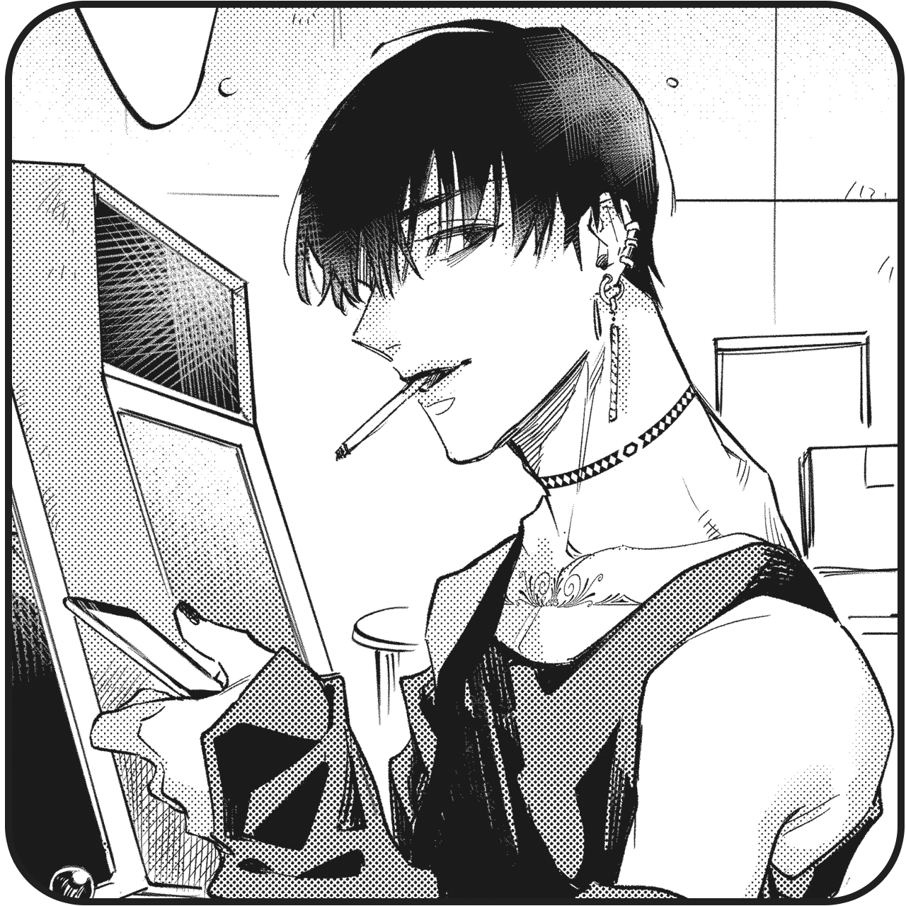 謎の男